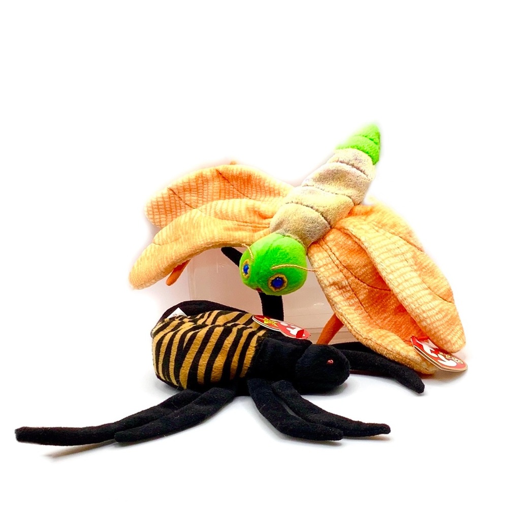 Spinner and glow Beanie Babies